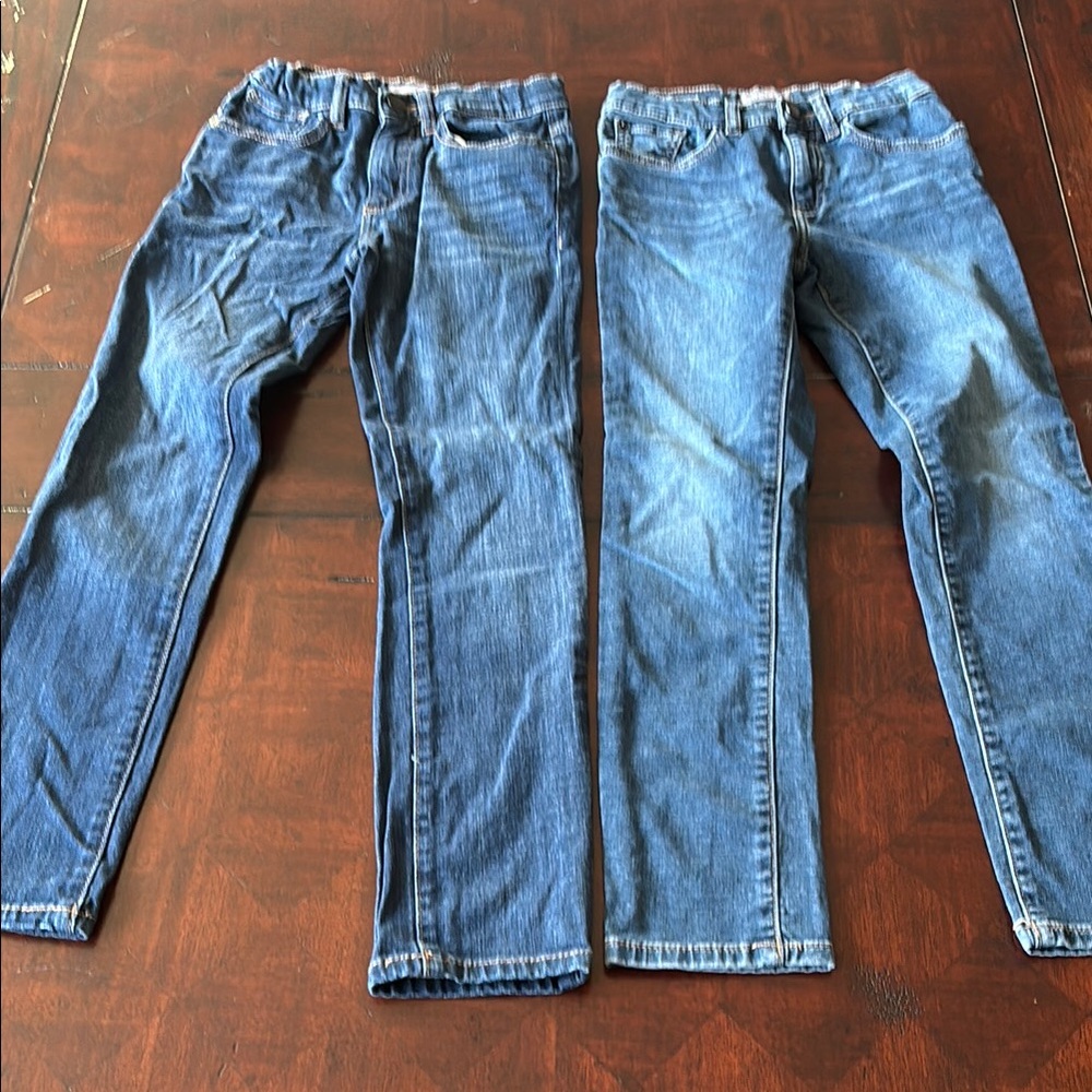 Girls Size 8 Two Pairs of DL 1961  Blue Jeans
